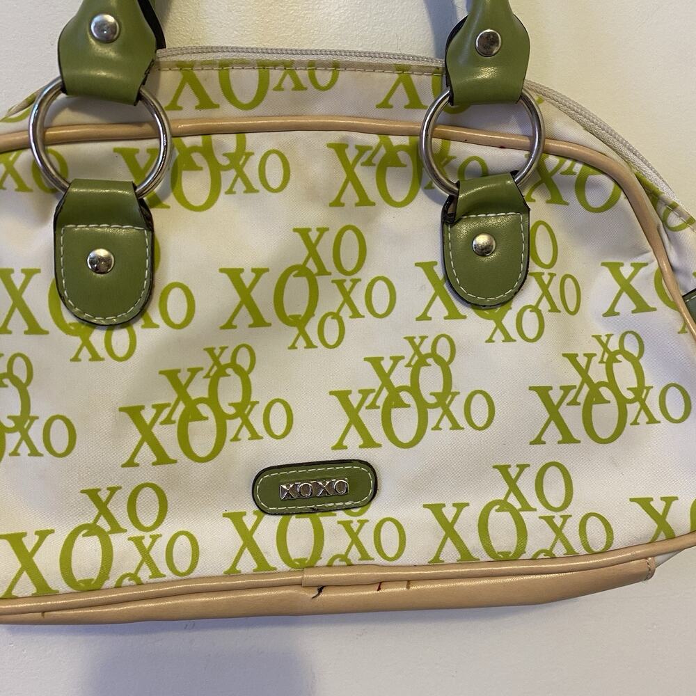 Vintage Y2K XOXO Signature Logo Multicolor FauxLeather Top Handle Handbag Purse - Picture 8 of 10